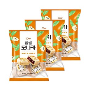 청우식품 찹쌀 모나카 과자, 3개, 65g