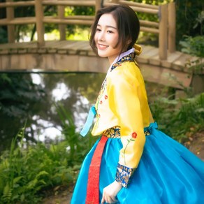 봄 여자 한복 궁전 촬영복 무대 연출복 저고리 Women's hanbok palace photography suit JX0077