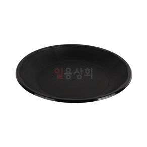 [ILYONG] 다회용 접시 BW R270 270파이 200개 검정, 1개