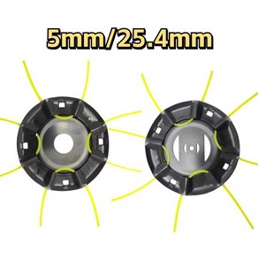예초기칼날 스트리머 잔디 헤드 브러시 깎는 기계 솔리드 스틸 와이어 휠 정원 스레드 라인 스트링 톱 모어, 01 A(25.4mm), 1개