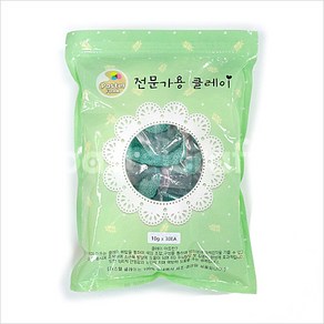 파스텔 볼클레이 단체수업용 10g×30개 초록, 1개