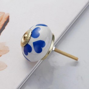 스타일 페인트 세라믹 28x40mm 라운드 침실 서랍 수납장 도어 서랍 주방 핸들 가구 상자 손잡이, 16 8