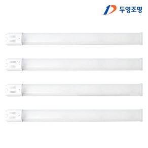 두영 LED FPL 25W 호환형 주광색 - 4개입 세트, 4개