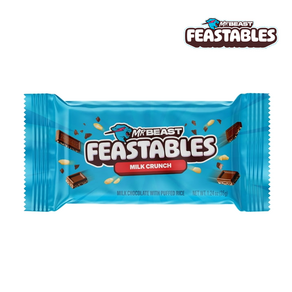 [Feastables MBeast Chocolate Ba] 피스터블 미스터 비스트 초콜릿 미국 유투버 초콜렛 02 크런치 초콜릿, 1개, 35g