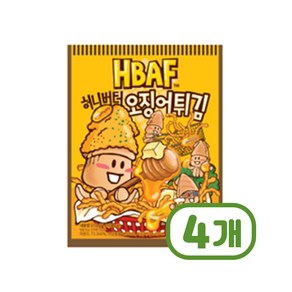 바프 허니버터 오징어튀김 간편안주간식 100g x 4개