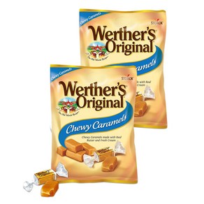 Werthers Original Chewy Caramels 2.4 Oz (Pack of 2) Werthers 오리지널 츄이 카라멜 2.4온스 (2팩)