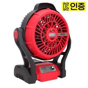 [국내출고] 무선 선풍기 마끼다배터리 호환 KC인증 무선의 편리함 작업용 선풍기, 본품+배터리1개