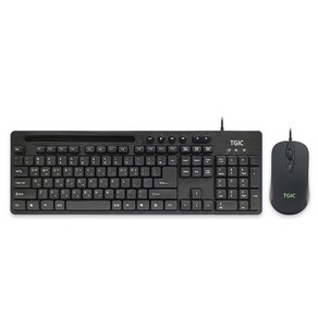 TGIC TGC-MK5000 유선 키보드 마우스 세트 (USB)