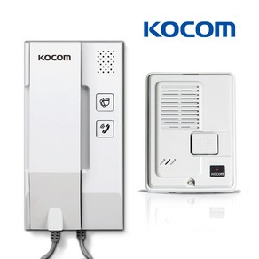 코콤 KIP-332A+DS-2D 세트 아날로그 아파트용 인터폰 AC방식, KIP-332A/DS-2D