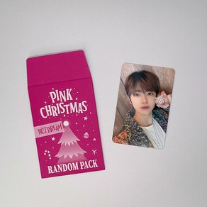 엔시티드림 재민 2023 핑크 크리스마스 포토카드 포카 NCT DREAM JAEMIN 2023 PINK CHRISTMAS PHOTOCARD 1