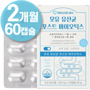 식약청 해썹 인증 모유 비에날씬 비엔알17 유산균 비에날씬 다이어트 bn17 갱년기 lgg 유산균 캡슐 덴마크 다이어트 프로 닥터파이토 덴티백 구강유산균 식약청 인증 본사 제품, 1박스, 60정