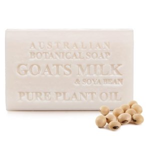 Australian Botanical Soap Goat Milk Bars wSoya Bean Triple Milled Long Lasting Natural Base Pure Pla