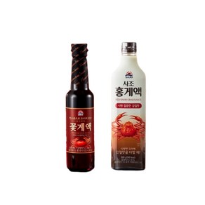 사조 꽃게액젓 + 홍게액젓 900ml, 1세트