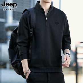 JEEP SPIRIT 지프 스피릿 맨투맨 남성 뉴 패션 디자인 가을 겨울 새로운 남자 긴팔티 패션 탑 올 매치 긴팔 캐주얼 느슨한 원단 컬러 남자 맨투맨 3901