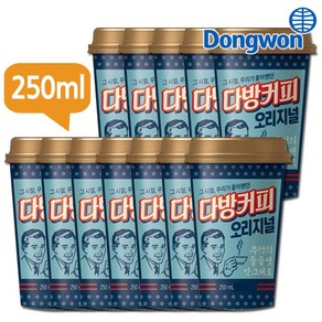 동원 소와나무 다방커피 오리지널, 250ml, 12개