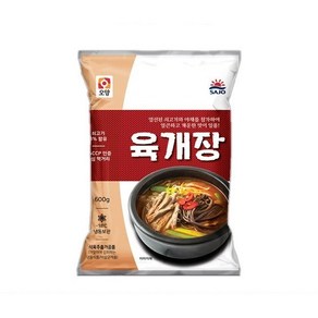 [퀴클리몰] 사조오양 육개장 600g, 10개