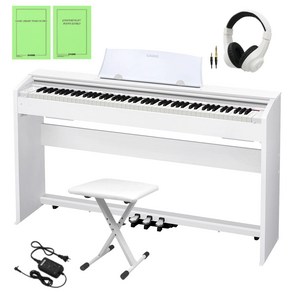 CASIO 카시오 전자 피아노 DigitalPiano Privia PX-770 (WE 화이트) [헤드폰&보면 세워&