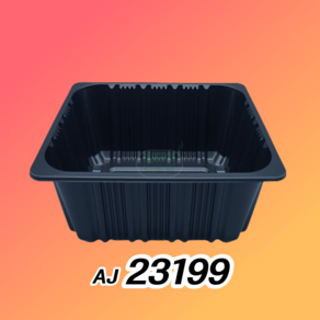 AJ 23199 실링용기 360개 블랙, 1개