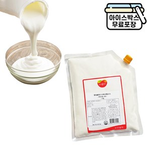 에이치에이유통 동원홈푸드 사워크림소스 1kg 사워크림 업소용 대용량 비셰프, 1개