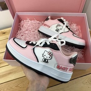 Hello Kitty 헬로키티 학생 여자 핑크 러닝화 운동화