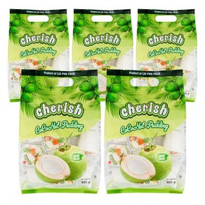 베트남 체리쉬 코코넛 푸딩 젤리 Cheish, 5개, 405g