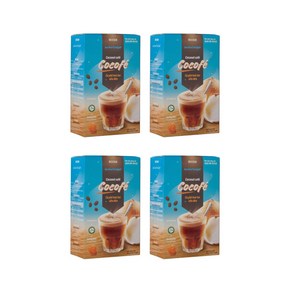 REXSUN 3 in 1 cocofe Coconut Coffee 베트남 코코페 유명한 코코넛 커피, 160g, 10개입, 4박스