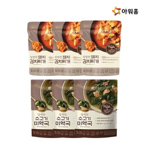 아워홈 돼지 김치찌개 300gX3개 + @(총6개 모음), 6개, 300g