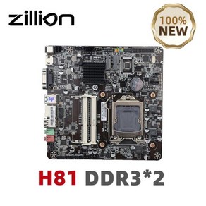 Zillion H81 미니 ITX 마더보드 LGA 1150 듀얼 채널 DDR3L 지지대 코어 i3 i7 펜티엄 셀러론 4 세대 CPU, 01 CHINA, 1개