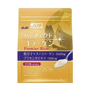 [Asahi][아사히] 퍼팩트 아스타 콜라겐 프리미엄리치 파우더타입 50일분 GOLD, 378g, 1개