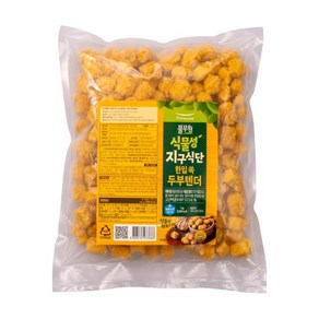 풀무원 [식물성지구식단] 한입 쏙 두부텐더 1kg 1개