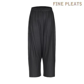 [FINE PLEATS] 피네 플리츠 배기팬츠 투 블랙