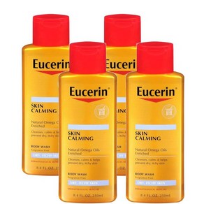 Eucein 유세린 스킨카밍 건조한 피부 바디워시 500ml x4팩 Dy Itchy Skin, 4개