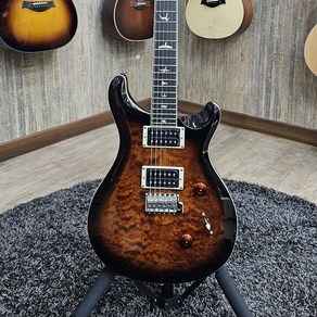 PRS SE 2024 Model Custom 24 Quilt-Black Gold Burst w/Ebony FB CTIG030673