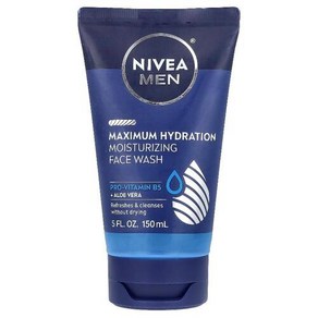 Nivea 남성용 모이스처라이징 페이스 워시 강력한 수분 공급 150ML 5FL oz), 1개