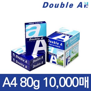 더블A 10000매 복사지 A4용지4박스 80g 더블에이 코리아, A4