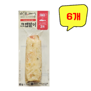 고래사어묵 크랩말이, 90g, 6개