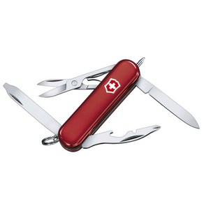 VICTORINOX LED 10 [] 0.6366. (빅토리녹스) 미드나이트 매니저 레드 스위스 아미, 1개