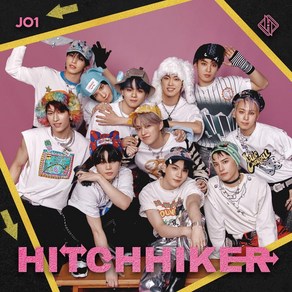 제이오원 JO1 앨범 CD+DVD+포카2장+특전+스티커 HITCHHIKER 초회B, 상품선택