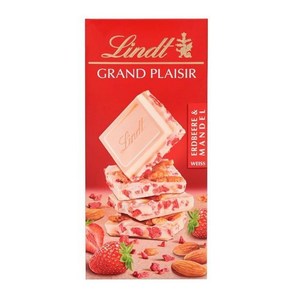 Lindt 린트 초콜릿 그랑 플레지르 딸기 아몬드 150g