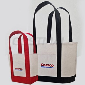 코스트코 캔버스 쇼핑백 1세트 LARGE + MINI TOTE 코스트코, 1개