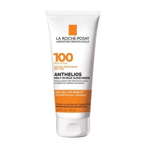 [해외] [La Roche-Posay Anthelios Melt-in Milk Sunsceen] 라로슈포제 SPF 100 안셀리오스 멜트인밀크 선크림 3oz(90ml), 1ml, 1개