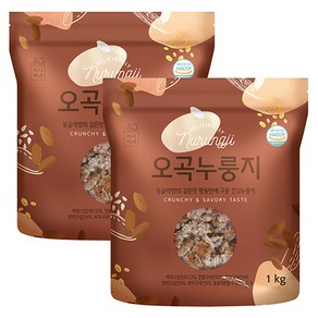 미식백과 오곡누룽지 1kg 구수한 맛있는 몸에좋은 간편식 누룽지