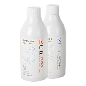 KCP pH5.5 크리닉 산성 애시드 펌 셀프 펌제 앞머리 파마약 1 2제 각 400ml