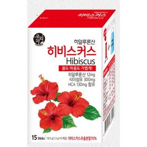 우리차 히비스커스 추출 분말, 1.3g, 15개입, 1개