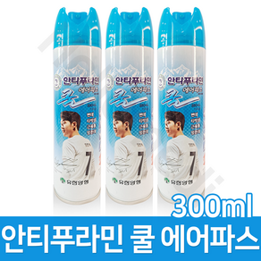 유한양행 안티푸라민 쿨 에어파스 300ml, 3세트, 1개입