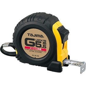 일본직발송 10. TJM 디자인(TJM Design) 타지마(Tajima) 줄자 5.5m×19mm G락 19GL1955BL B000AQSCGS, 1개