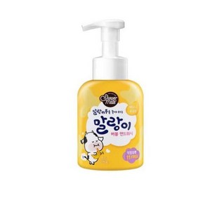 말랑이 버블 핸드워시 바나나 우유향 300ml 용기DV+5240EA, 1개