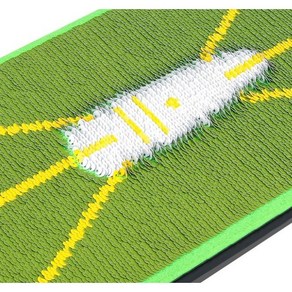 골프 디봇 매트 어프로치 아이언 스윙 연습, 1개
