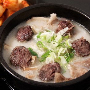 [병천아우내순대]병천순대국밥세트 4인(육수600g x 2팩+야채순대국밥고기320g x 2팩), 2개