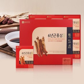 종근당건강 6년근 홍삼액 골드 60포 홍삼정 액기스 파우치, 4800ml, 1박스